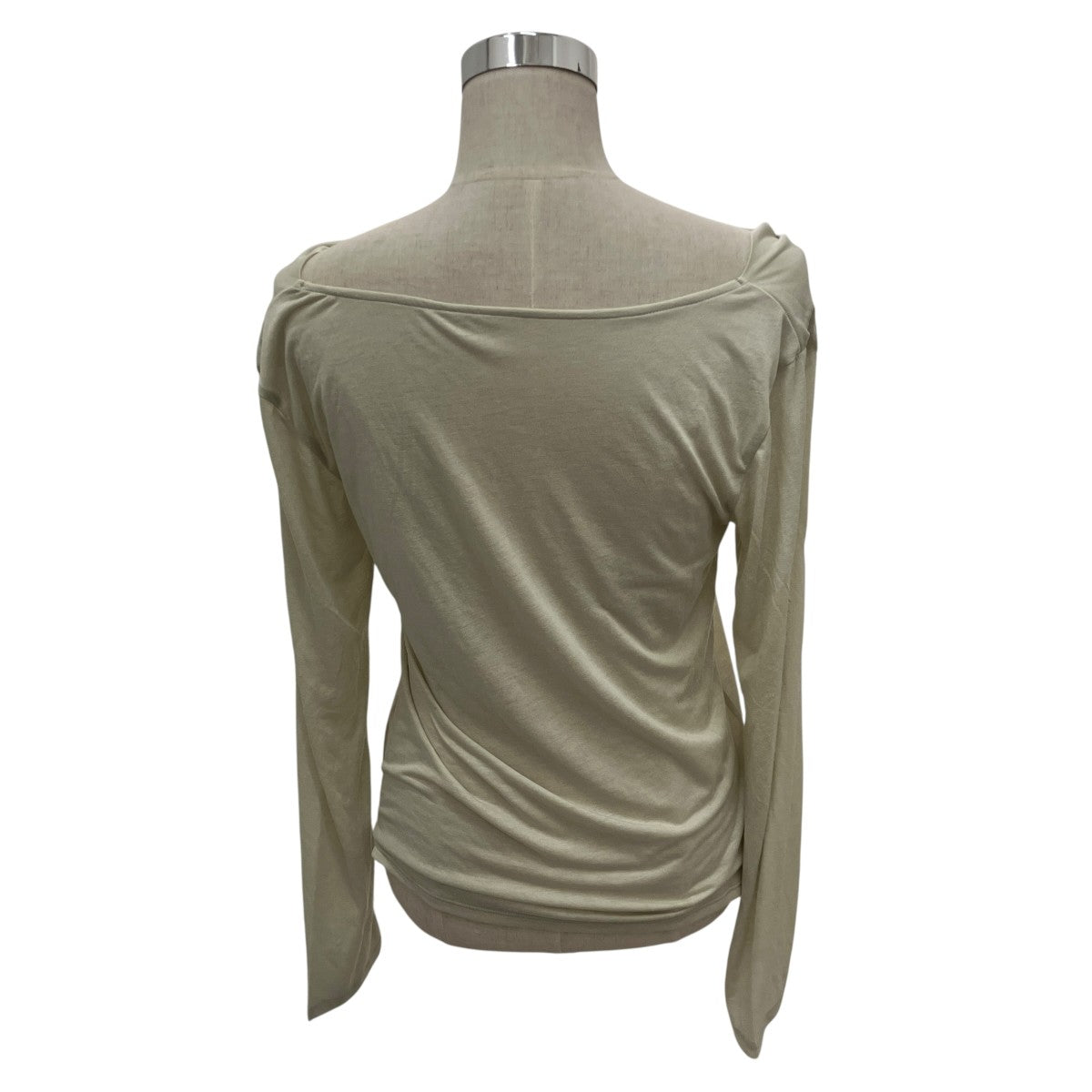 【fine jersey long sleeve T shirt】ボートネックカットソーRAP064