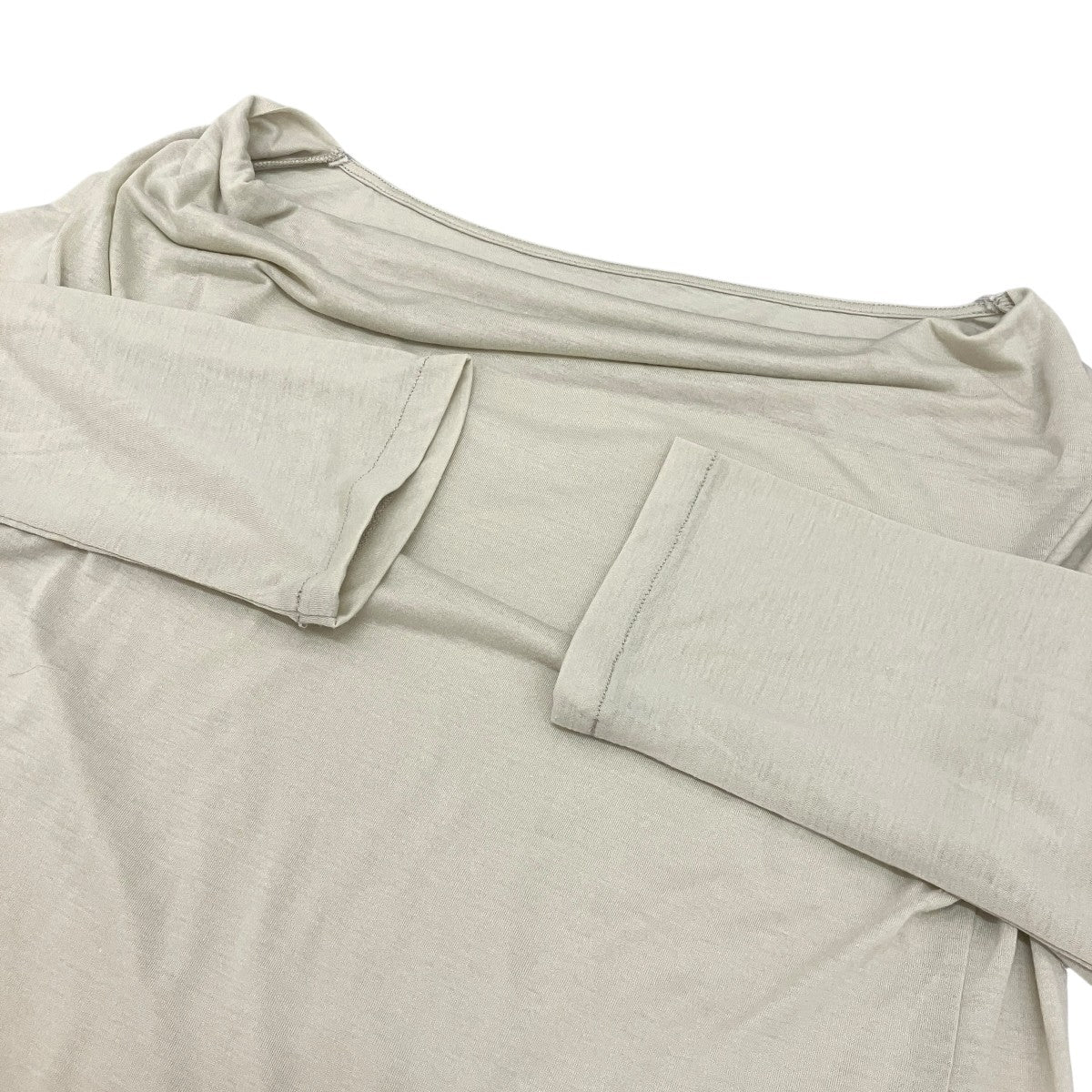 【fine jersey long sleeve T shirt】ボートネックカットソーRAP064