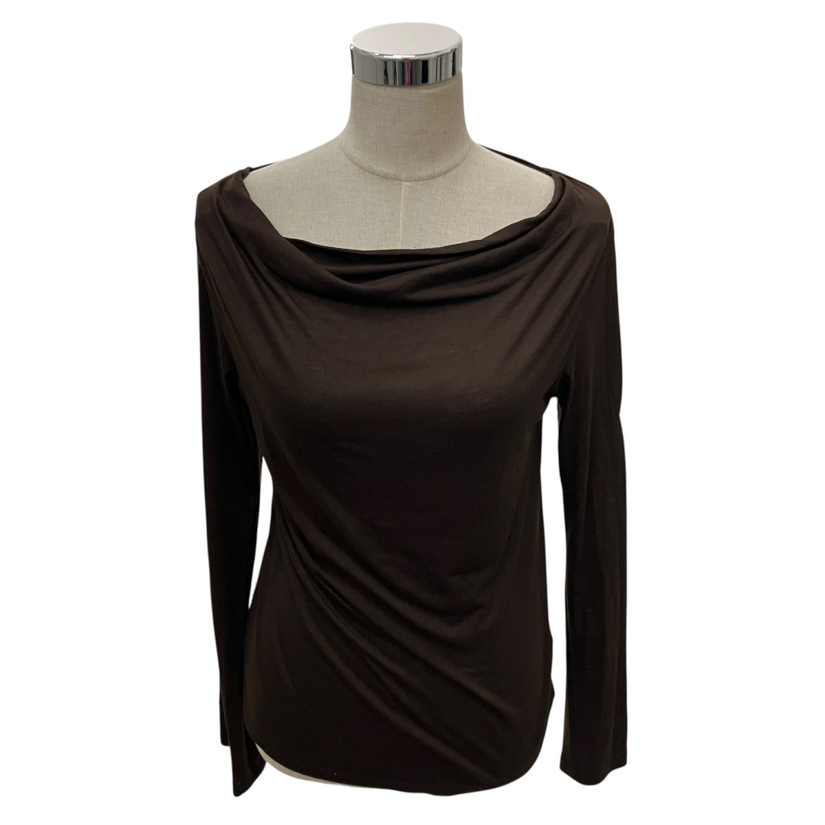 【fine jersey long sleeve T shirt】ボートネックカットソーRAP063