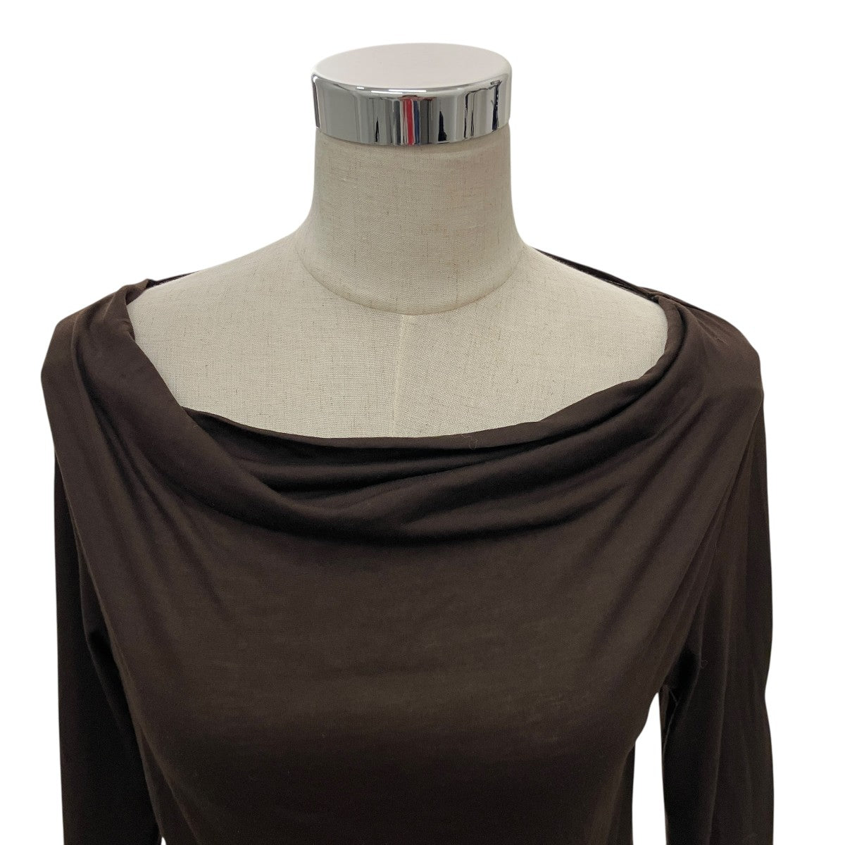 【fine jersey long sleeve T shirt】ボートネックカットソーRAP063