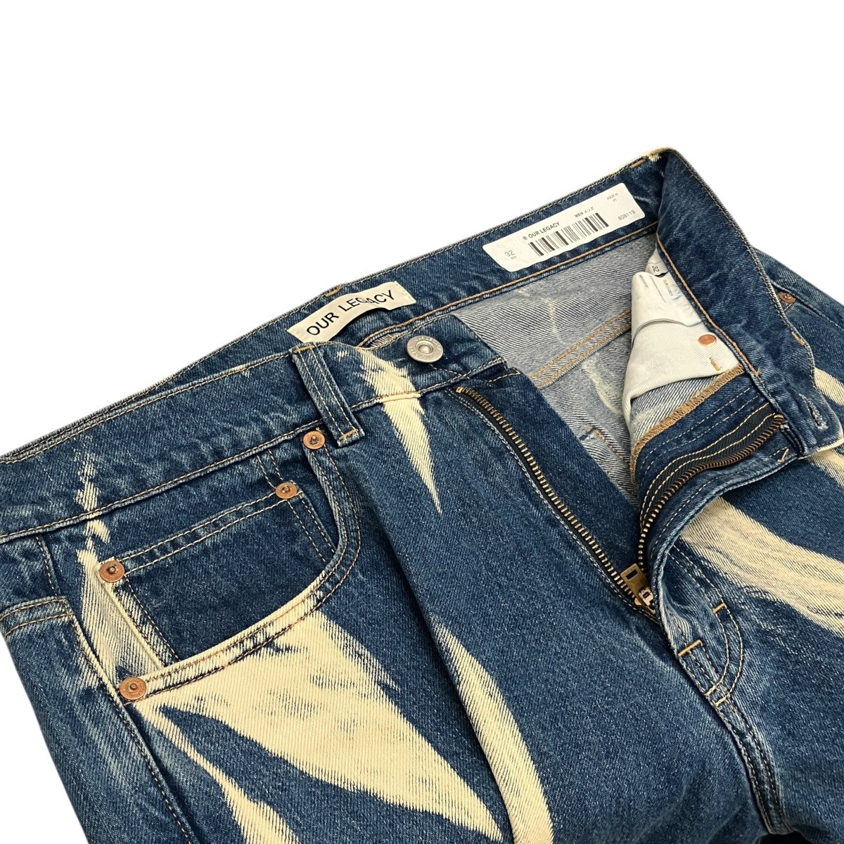 【Third Cut Bleach Denim】デニムパンツM2225SGB