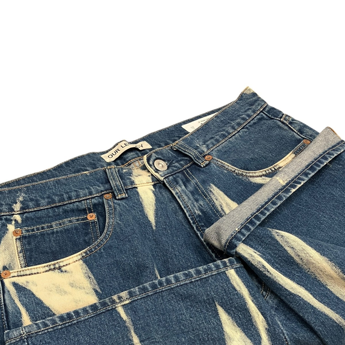 【Third Cut Bleach Denim】デニムパンツM2225SGB