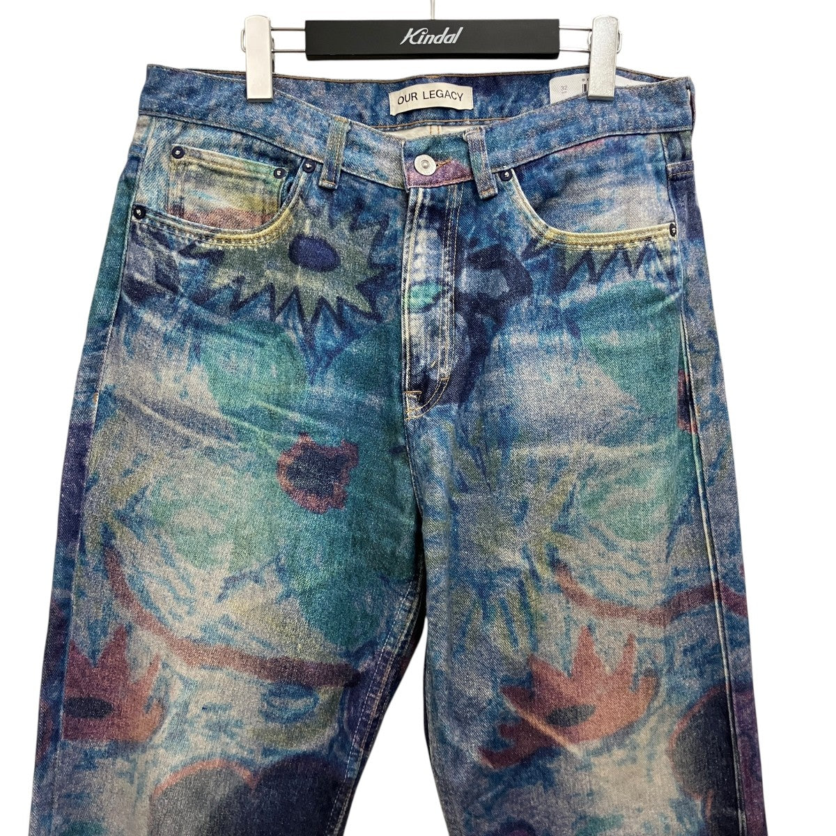 OUR LEGACY(アワーレガシー) 【THIRD CUT DIGITAL CHALK FLOWER DENIM