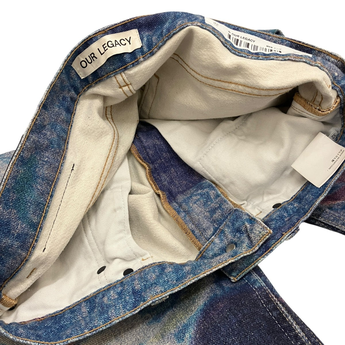 OUR LEGACY(アワーレガシー) 【THIRD CUT DIGITAL CHALK FLOWER DENIM