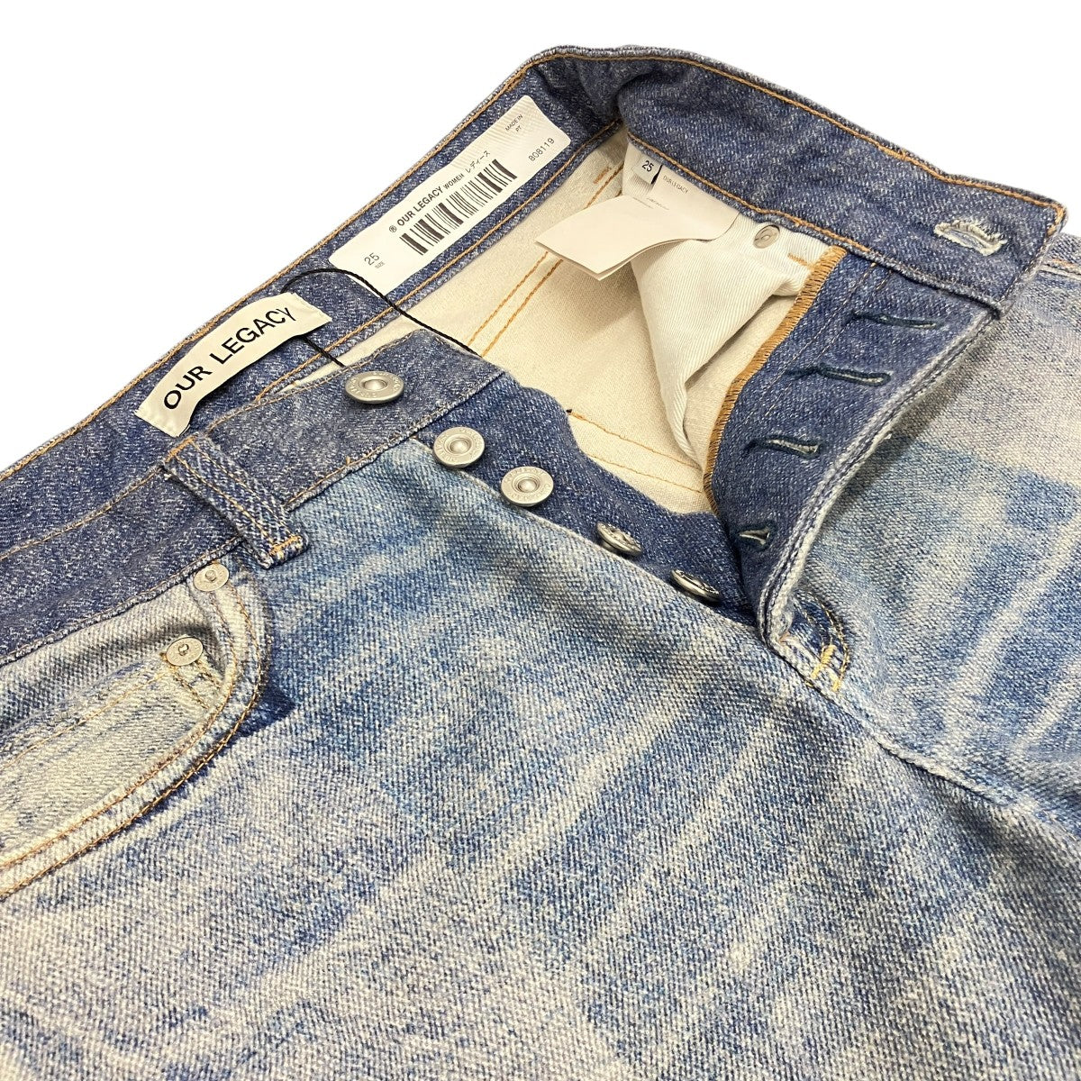 【LINEAR CUT DIGITAL DUAL DENIM】デニムパンツW2225LDD