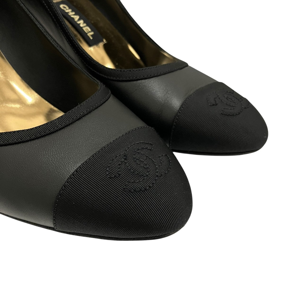 CHANEL 切替パンプス 古着・中古-7枚目のアイテム画像