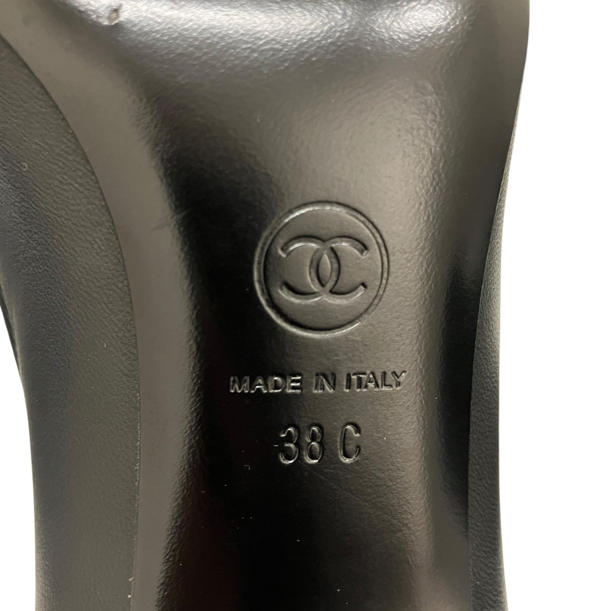 CHANEL 切替パンプス 古着・中古-9枚目のアイテム画像