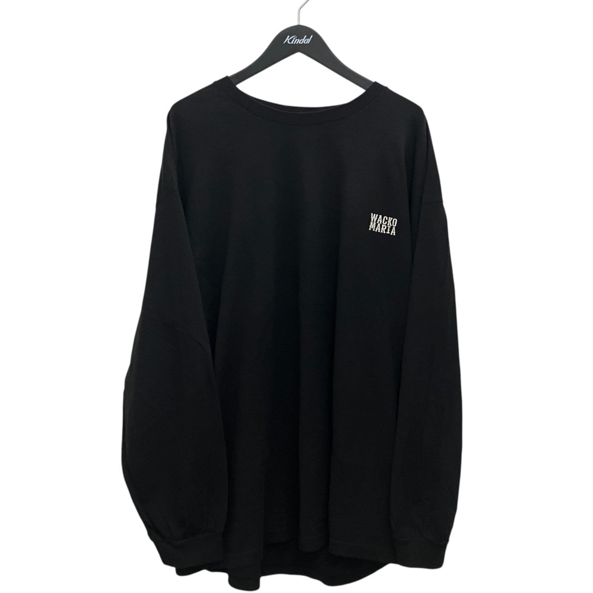 【CREW NECK LONG SLEEVE T-SHIRT】ロゴ刺繍長袖Tシャツ