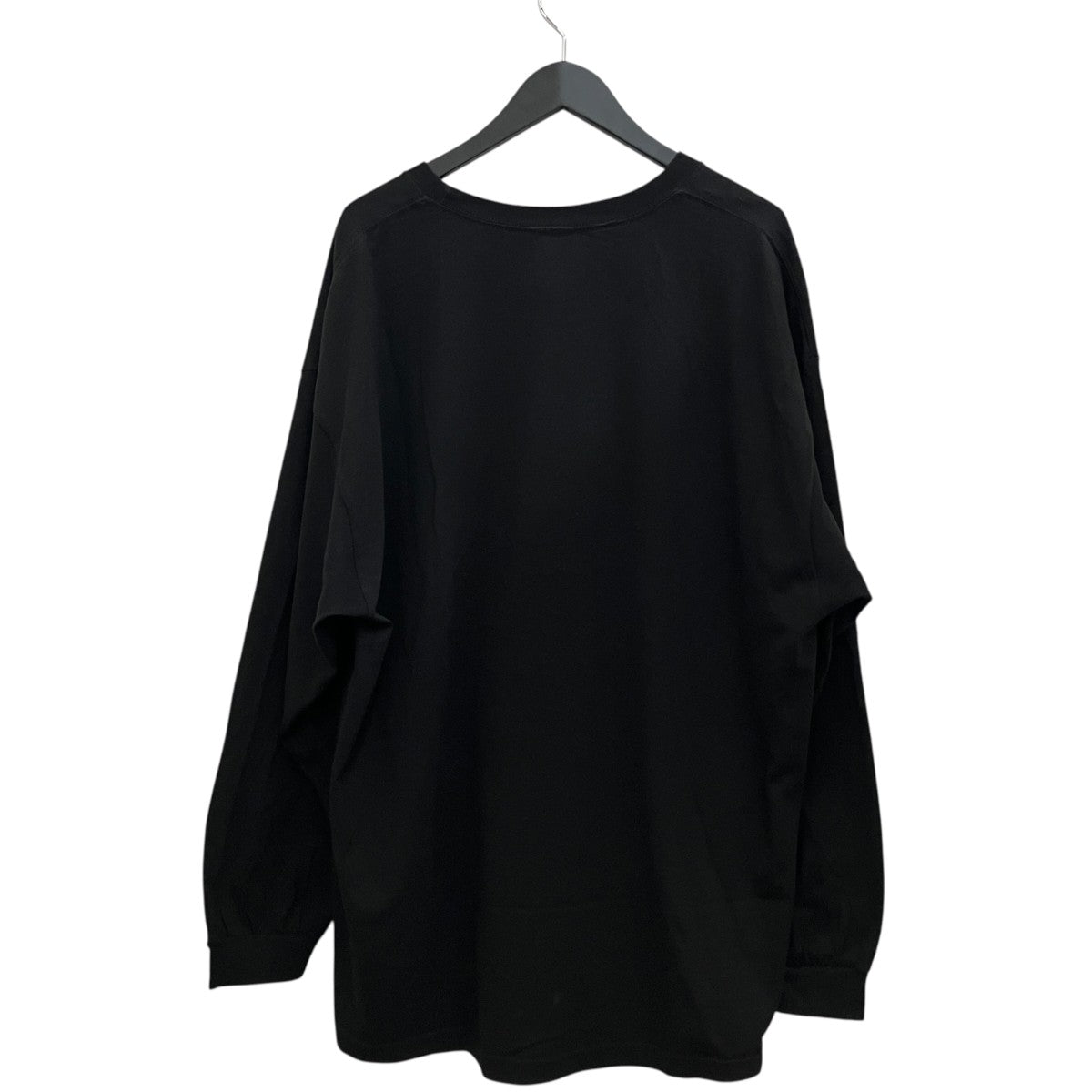 【CREW NECK LONG SLEEVE T-SHIRT】ロゴ刺繍長袖Tシャツ