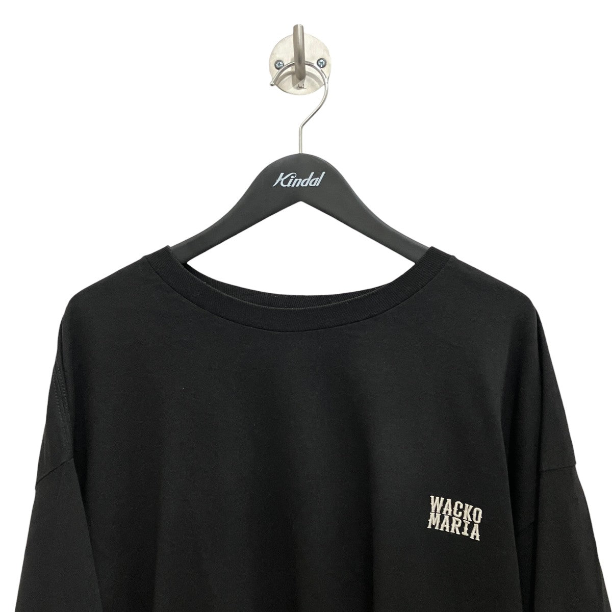 【CREW NECK LONG SLEEVE T-SHIRT】ロゴ刺繍長袖Tシャツ