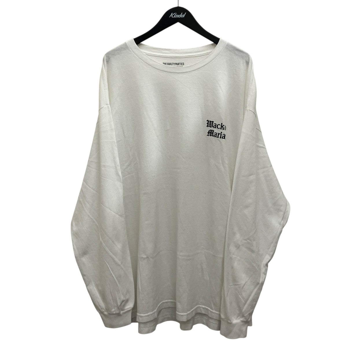 【CREW NECK LONG SLEEVE T-SHIRT】ロゴ刺繍長袖Tシャツ