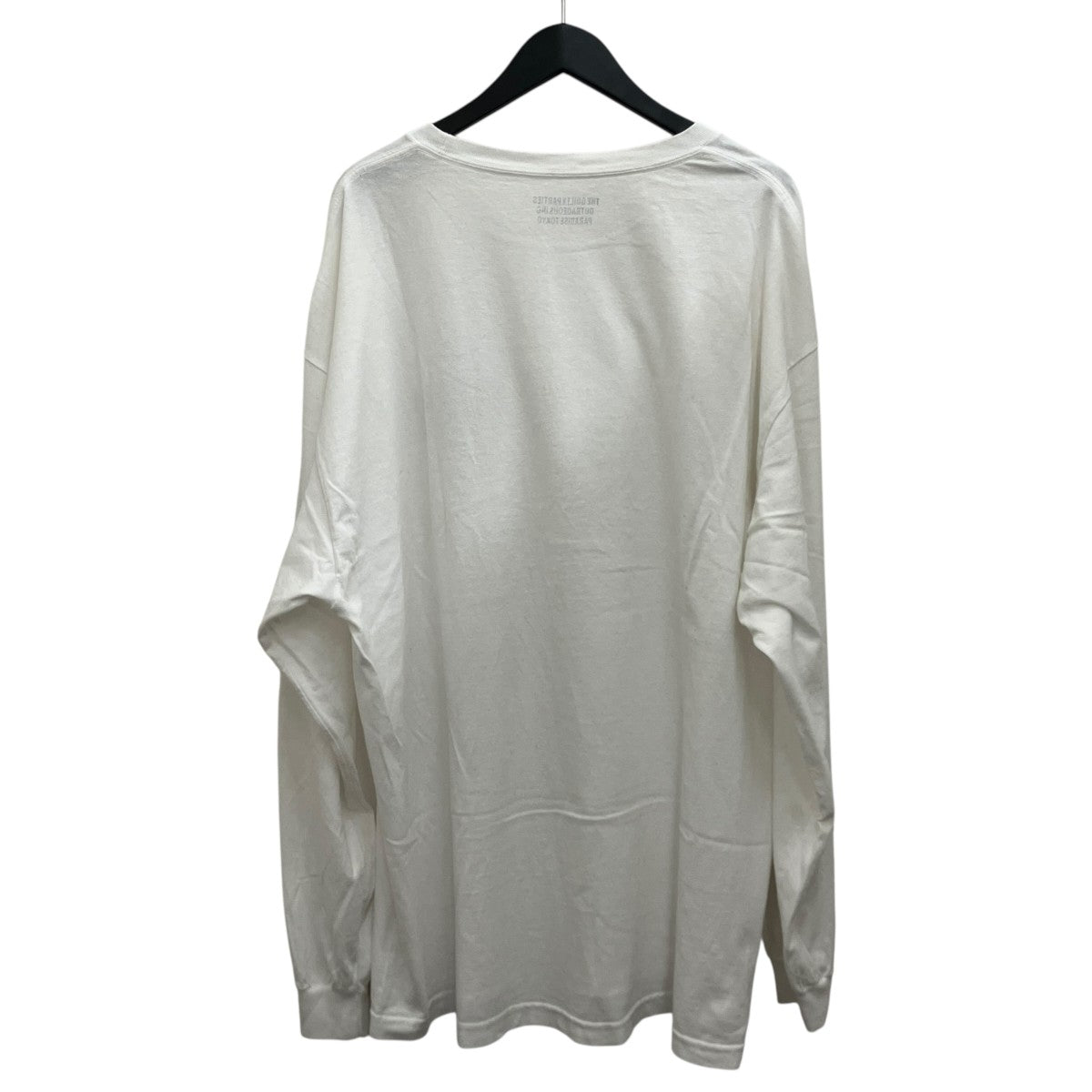 【CREW NECK LONG SLEEVE T-SHIRT】ロゴ刺繍長袖Tシャツ