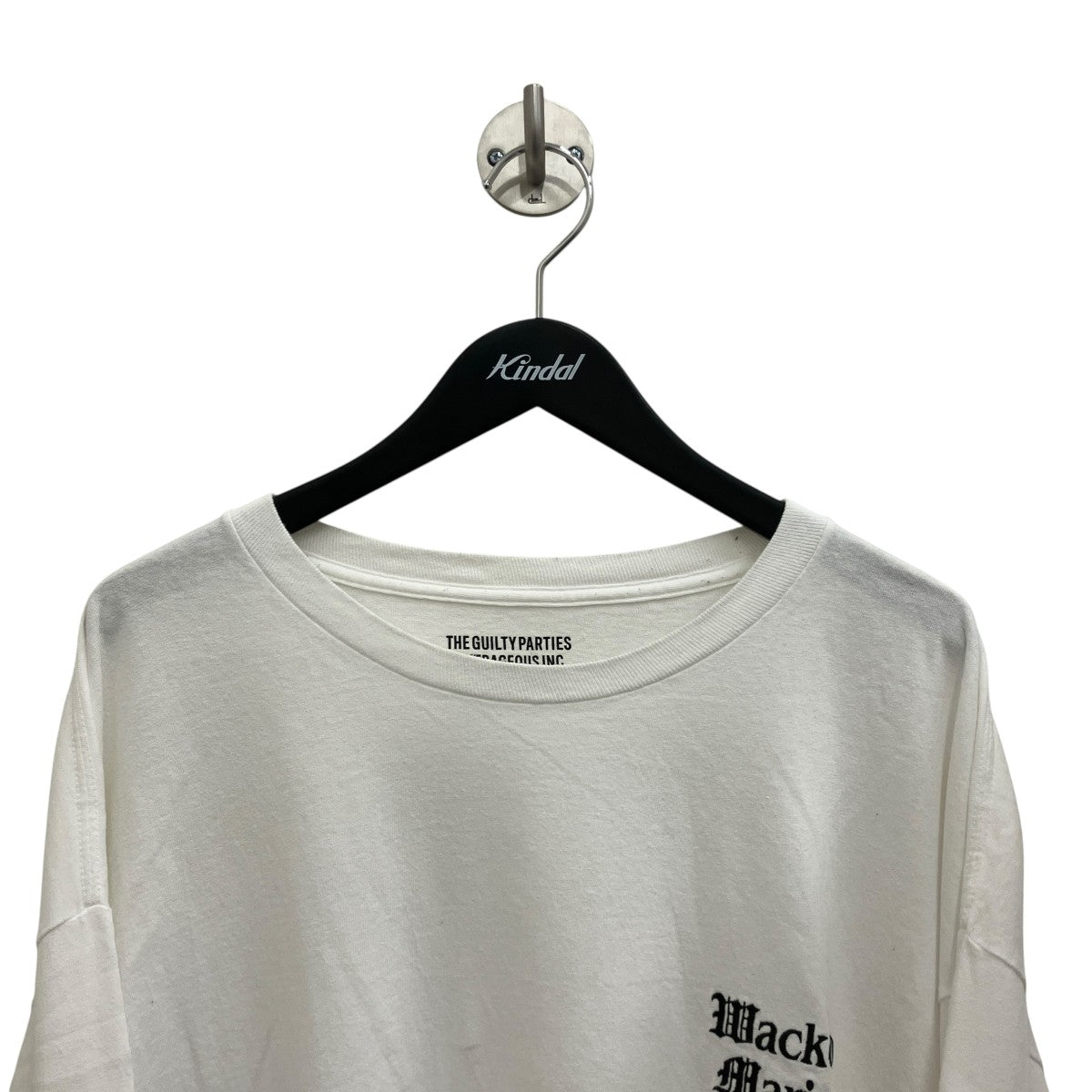 【CREW NECK LONG SLEEVE T-SHIRT】ロゴ刺繍長袖Tシャツ