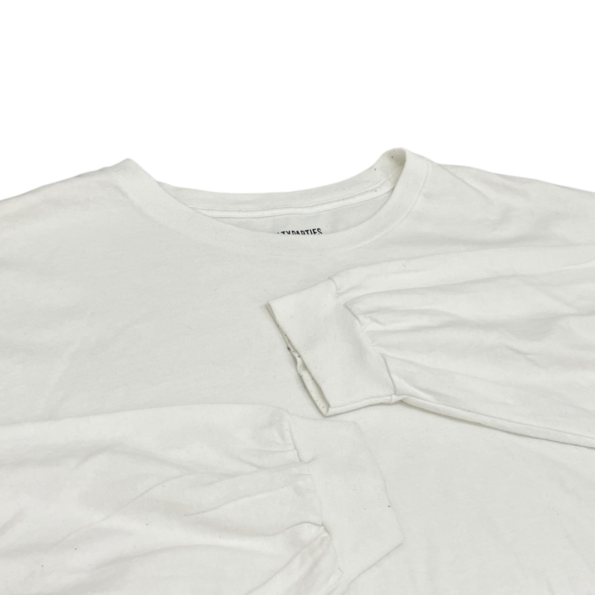 【CREW NECK LONG SLEEVE T-SHIRT】ロゴ刺繍長袖Tシャツ
