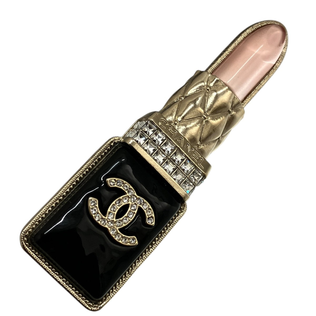 CHANEL ヴィンテージ リップ　廃盤 希少 CHANEL(シャネル) 【A22C】リップスティックブローチ ゴールド｜【公式