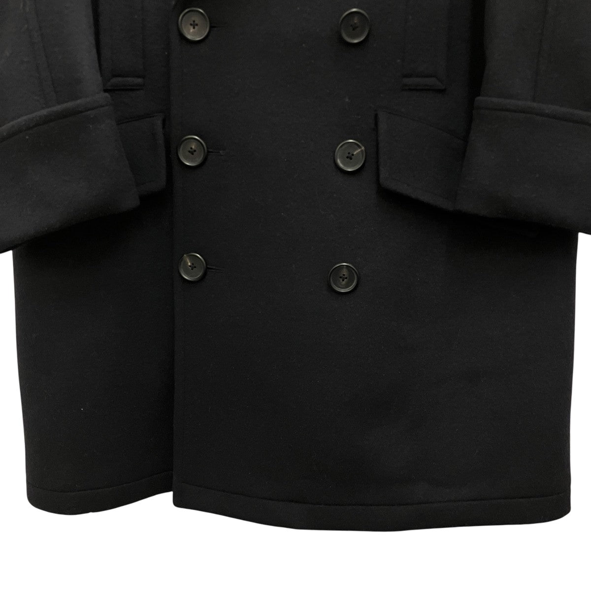 【WOOL AND CASHMERE MELTON OVER SIZED PEA COAT】オーバーサイズPコート