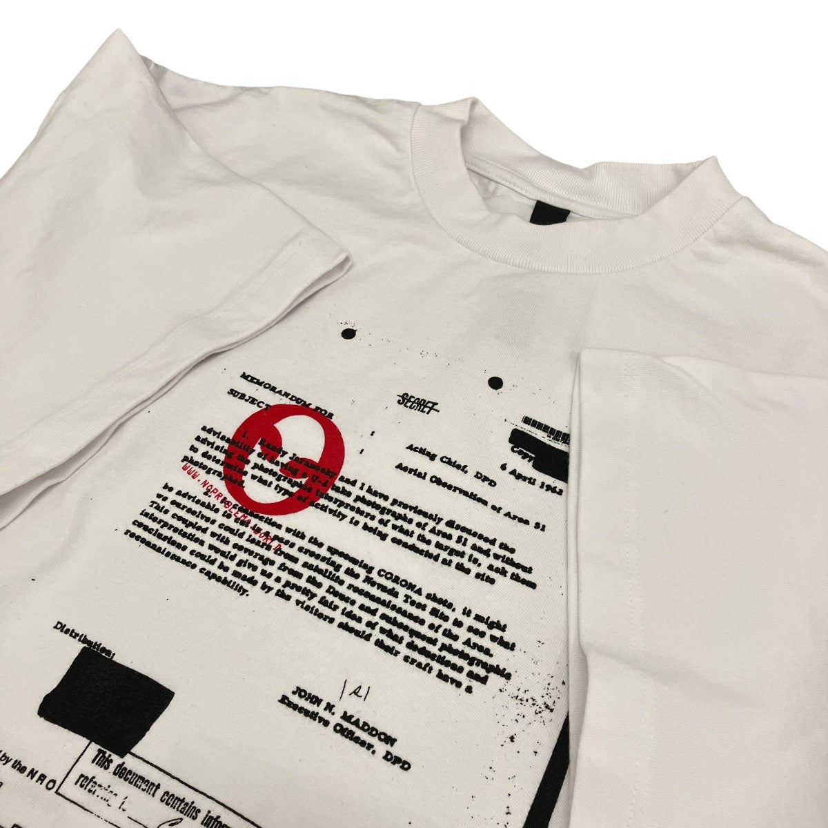 【Redacted SS Tee】プリントTシャツNP60011.03