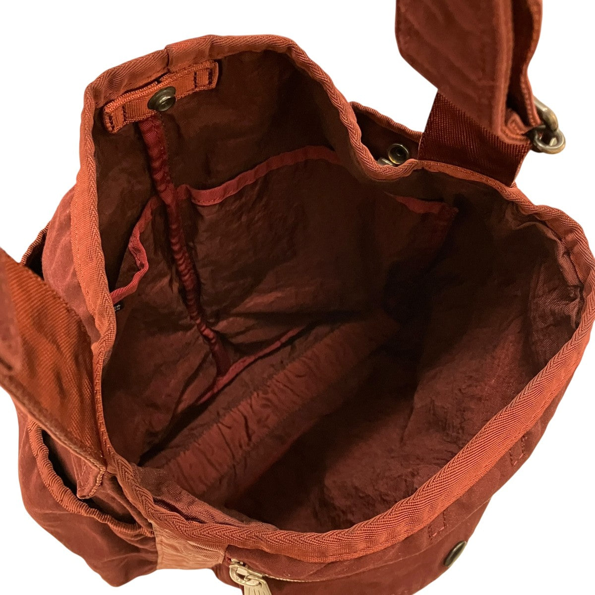 【CRAG SHOULDER BAG (S)】製品染めショルダーバッグ