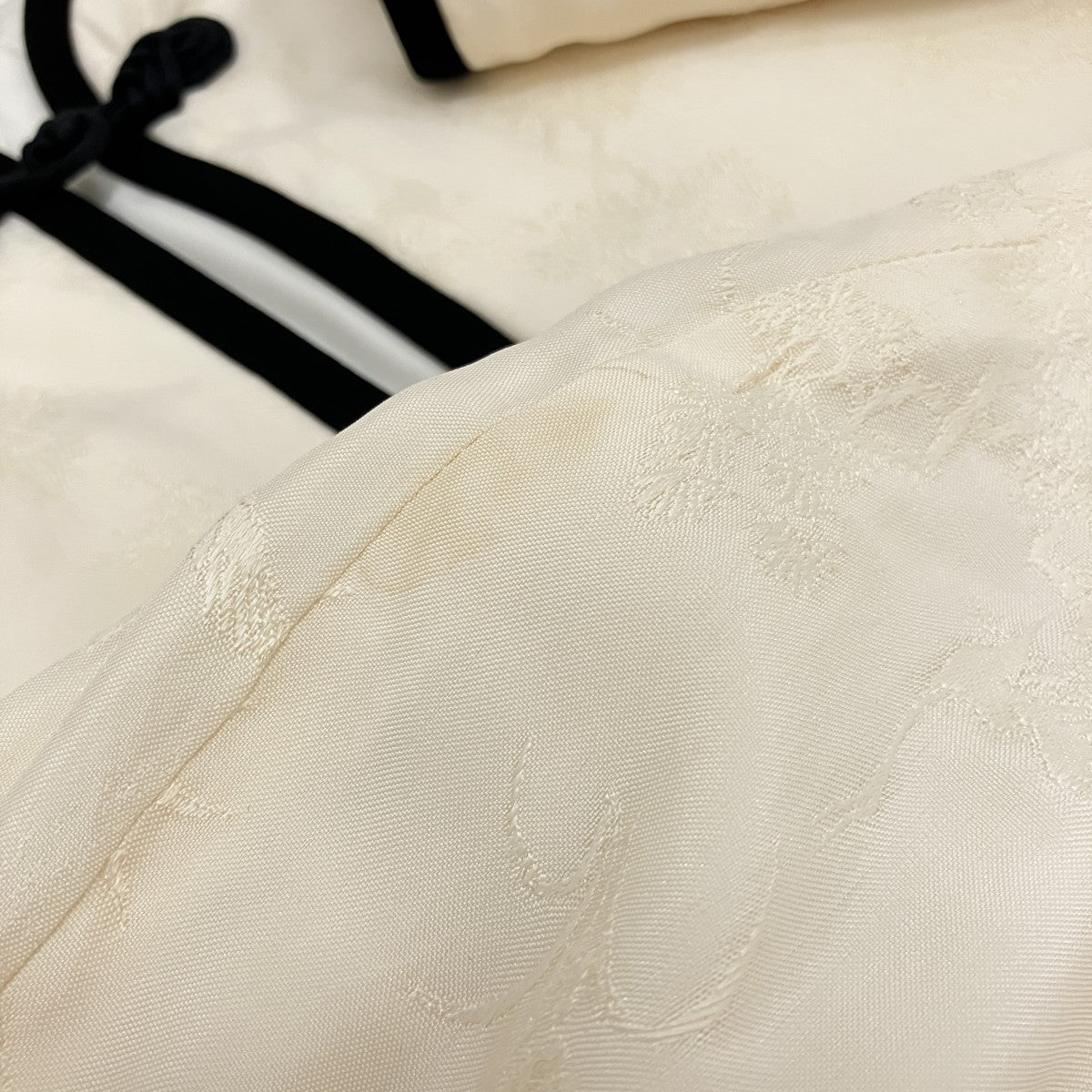 ジャケット・アウター Mame Kurogouchi/white lace jacket mame kurogouchi(マメクロゴウチ) 【CRANE PATTERN JACQUARED JACKET