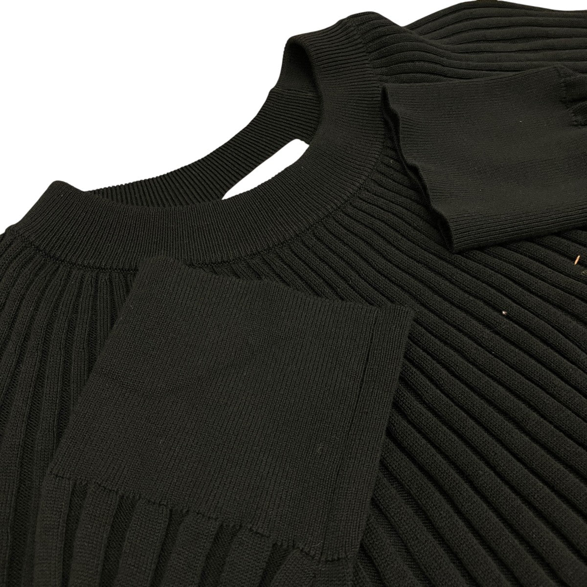 【WIDE RIBBED SWEATER】リブニット231-11301 013