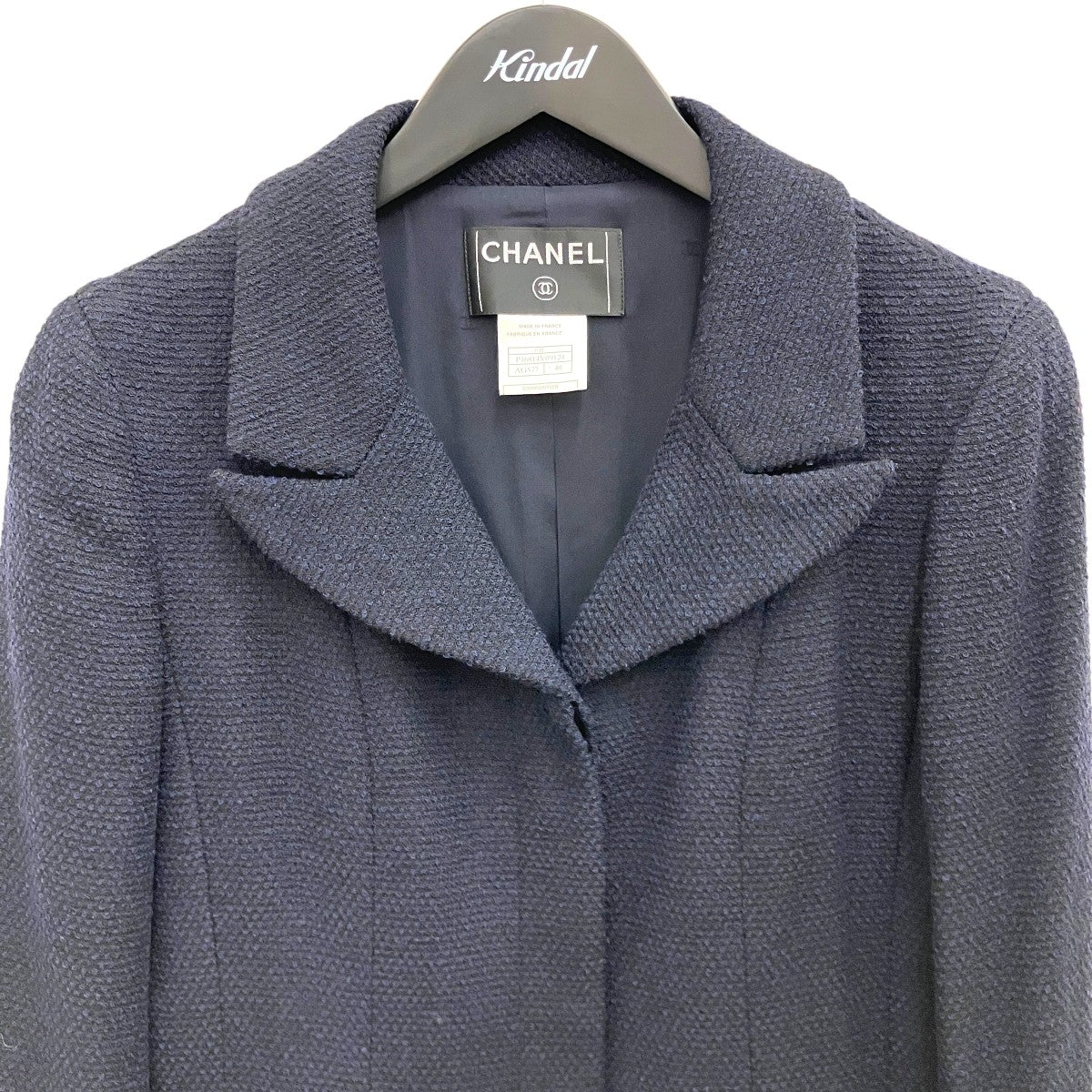 CHANEL(シャネル) ウールシルクジャケットP16814 P16814 ネイビー