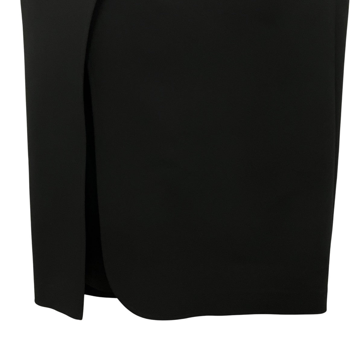 【Acetate Polyester Curved Line Slit Skirt】カーブラインスリットスカートMM23FW-SK015