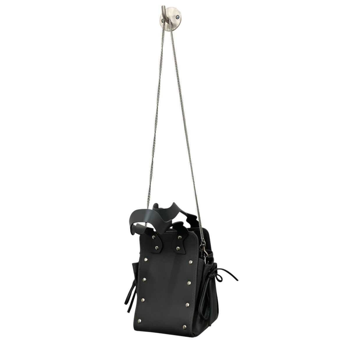 【lundi nuit   charcoal gray】2WAYハンドバッグ