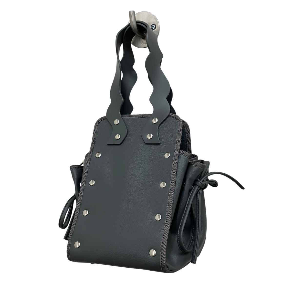 【lundi nuit   charcoal gray】2WAYハンドバッグ