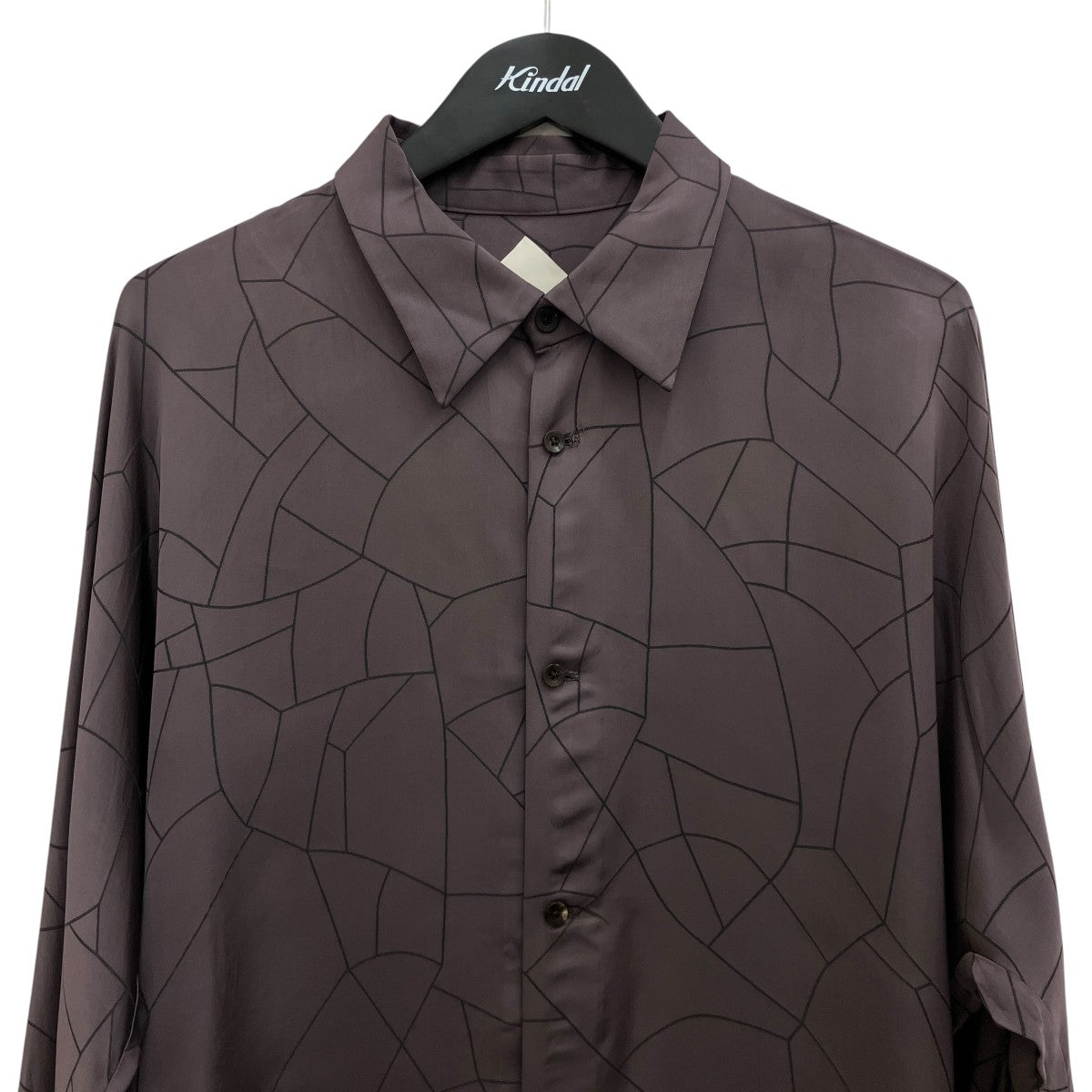 【CRAZING SHIRT】サテンシャツ3E221-23