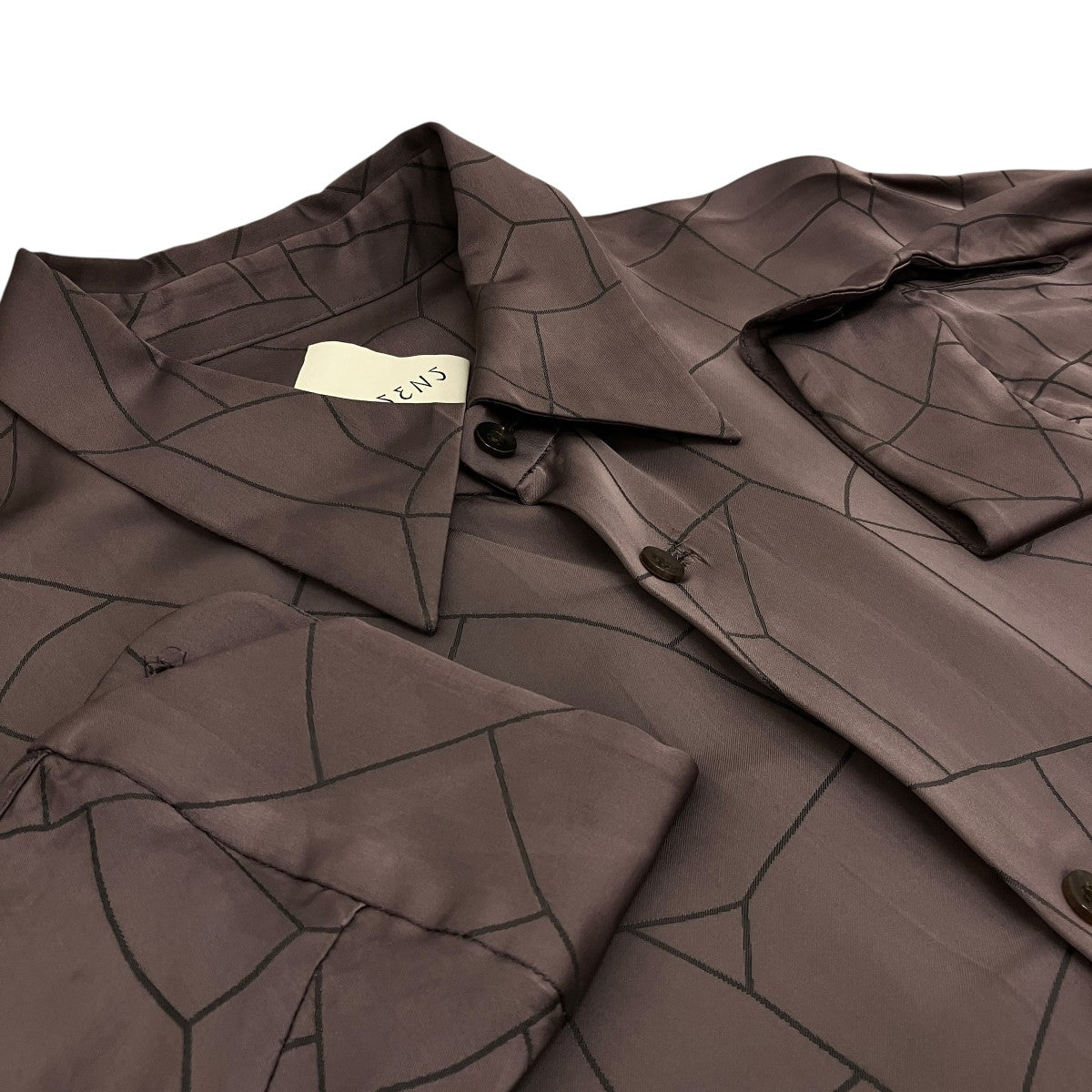 【CRAZING SHIRT】サテンシャツ3E221-23