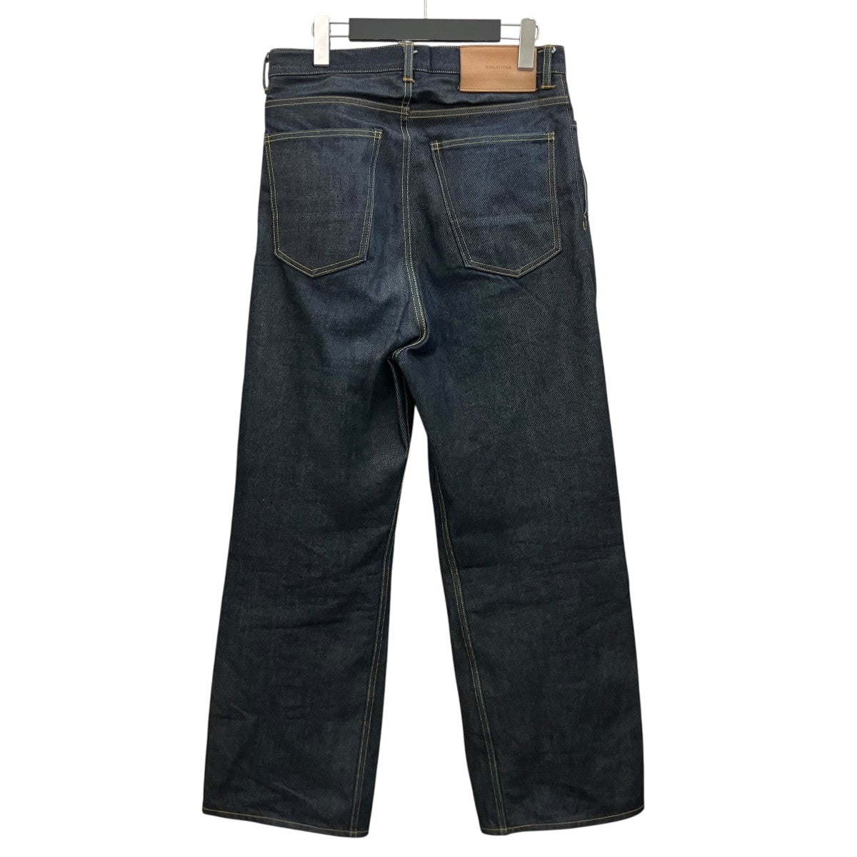 SUBLATIONS(サブレーション) 【2TUCK WIDE DENIM PANTS】2タックワイド