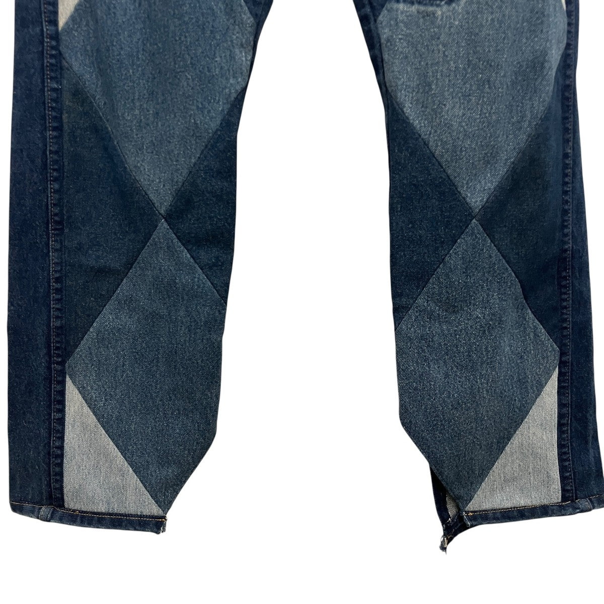 【REWORK DENIM PANTS】ダイヤモンドステッチ リワークデニムパンツ800-3140191