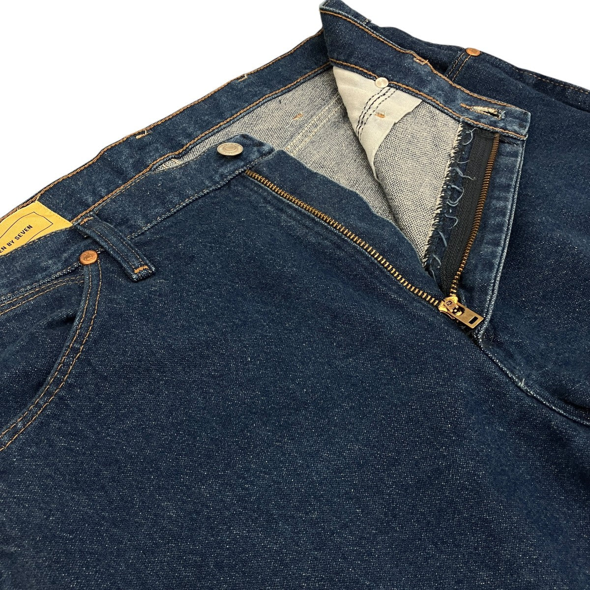 【REWORK DENIM PANTS】ダイヤモンドステッチ リワークデニムパンツ800-3140191
