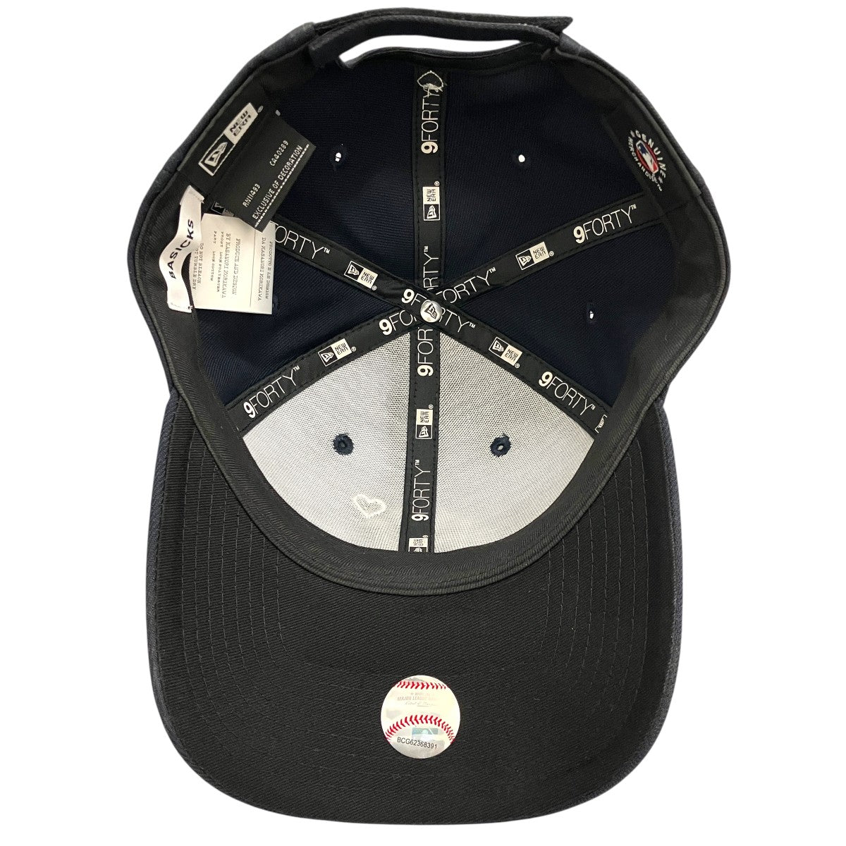 【9 FORTY YANKEES HEART EMBROIDERY CAP】キャップS1.5-1204