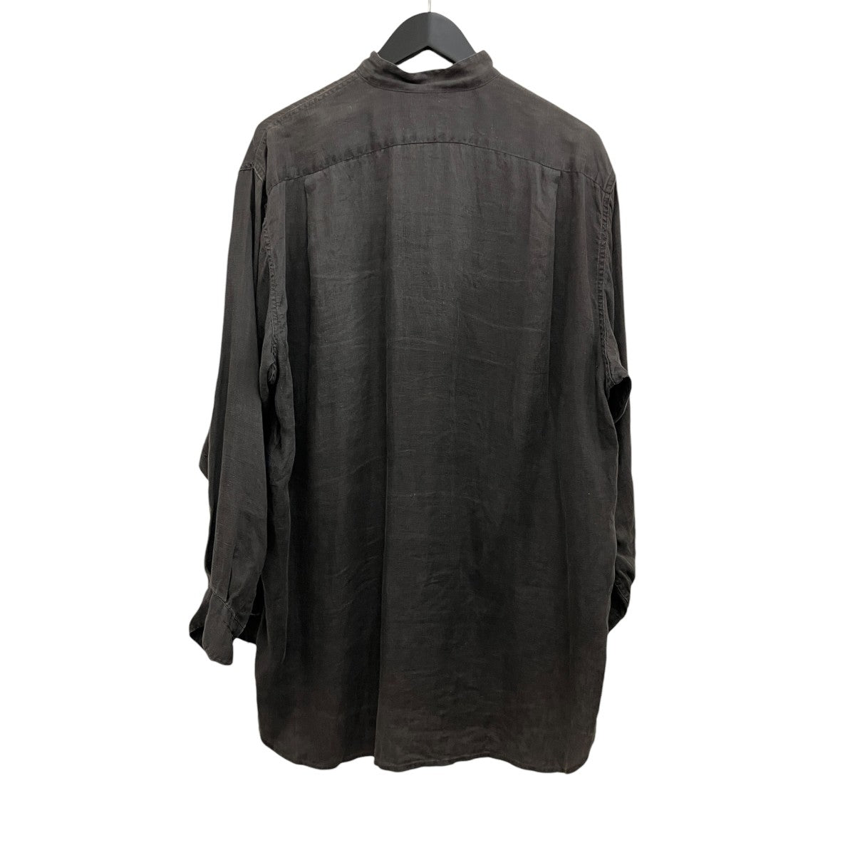 【LINEN W CLOTH PULLOVER】リネンバンドカラーシャツR01-02003