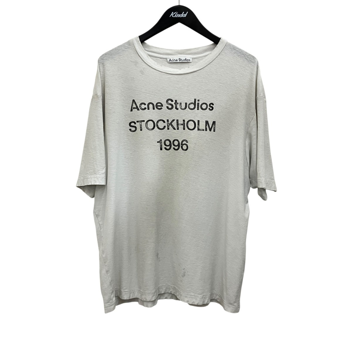 25SS汚れダメージ加工ロゴTシャツFN-UX-TSHI000013