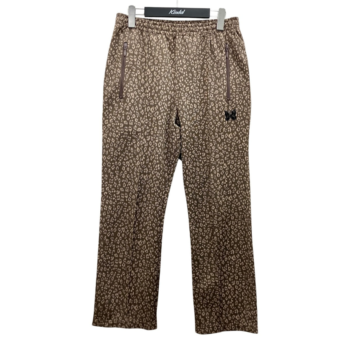 Needles 【TRACK PANT - POLY JQ】レオパード柄トラックパンツKP378 古着・中古-1枚目のアイテム画像