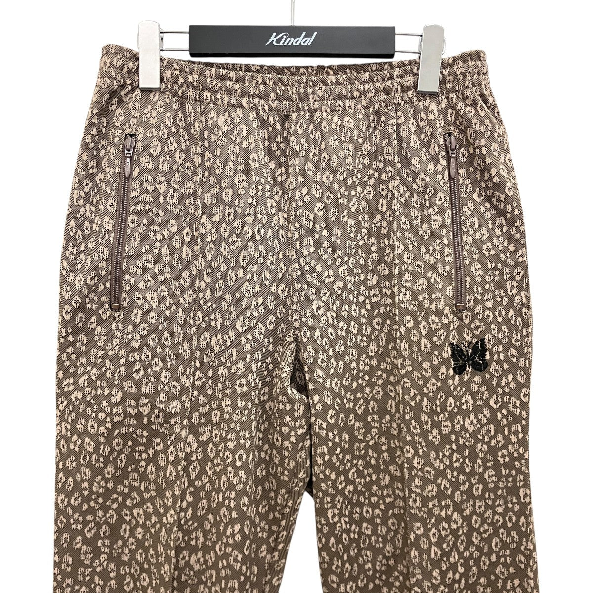Needles 【TRACK PANT - POLY JQ】レオパード柄トラックパンツKP378 古着・中古-3枚目のアイテム画像