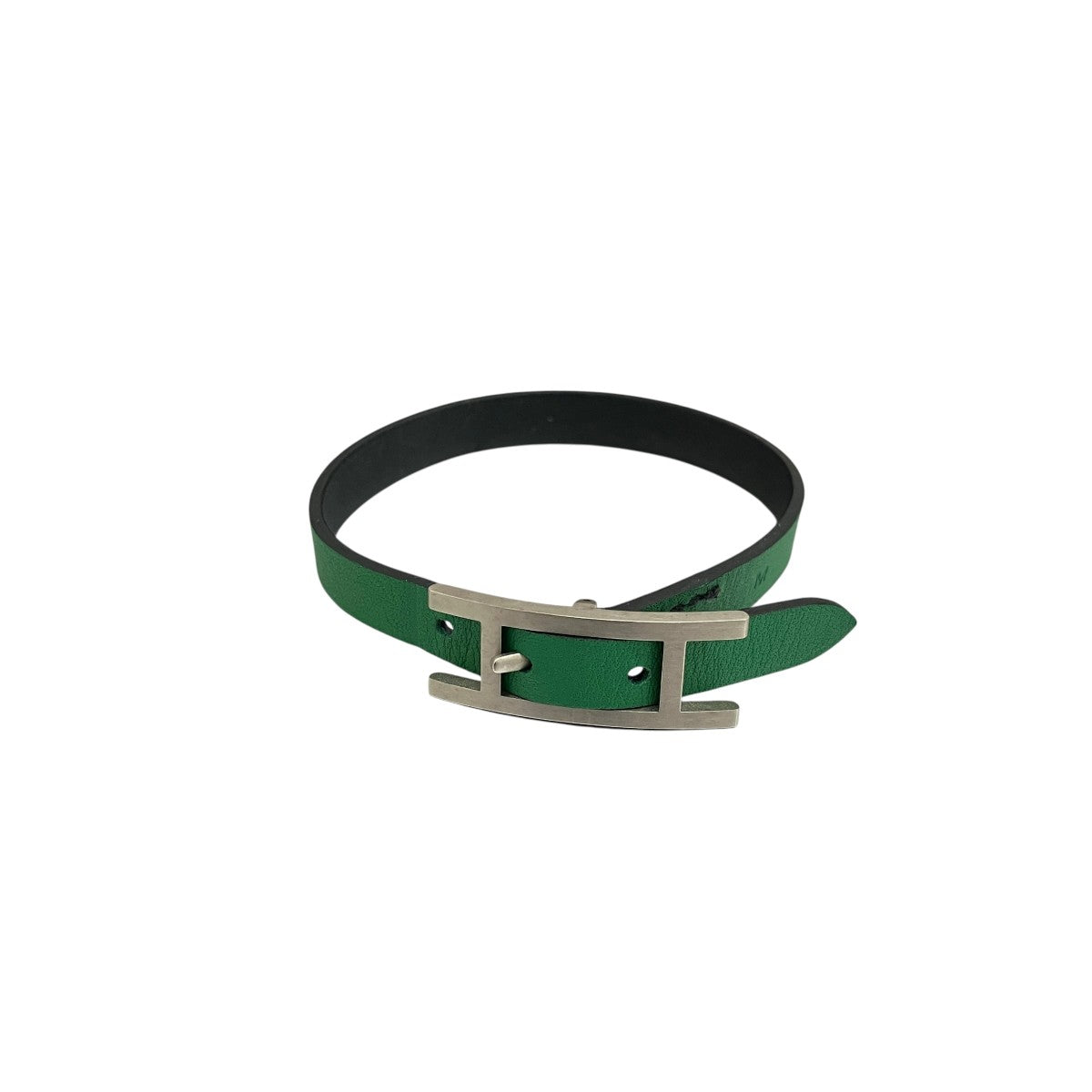 HERMES 【ビーアピ】レザーブレスレット 古着・中古-2枚目のアイテム画像
