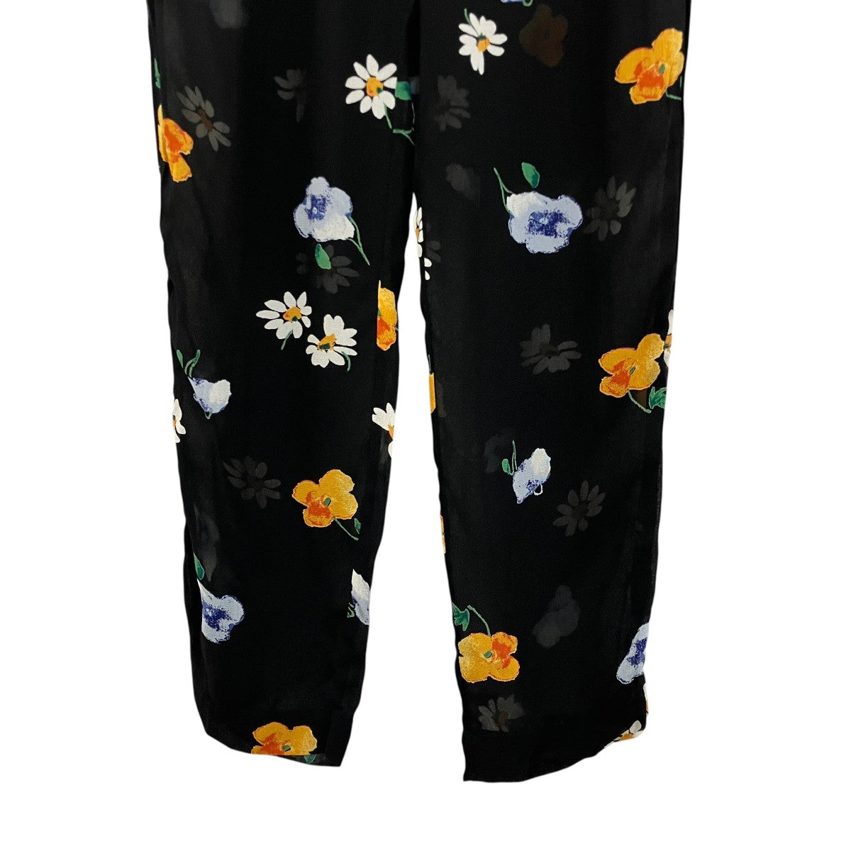 Ganni フラワープリントジョーゼットパンツ 古着・中古-4枚目のアイテム画像