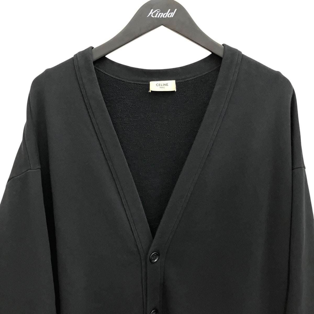 22SS【Oversized Cardigan In Cotton Fleece 】バックロゴ スウェットカーディガン2Y672670Q