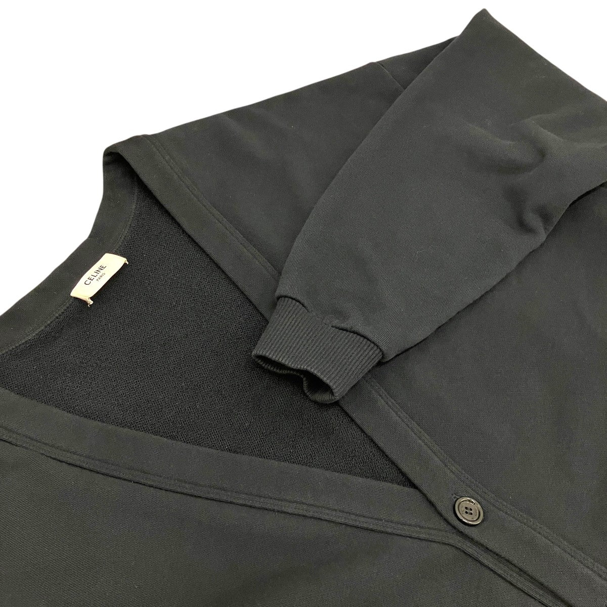 22SS【Oversized Cardigan In Cotton Fleece 】バックロゴ スウェットカーディガン2Y672670Q