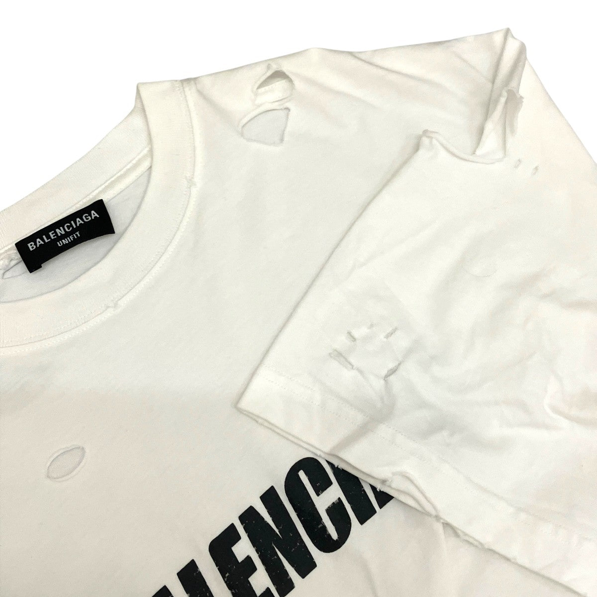 デストロイ ロゴプリントTシャツ651795