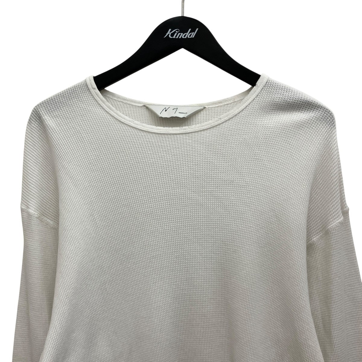ANCELLM(アンセルム) 【ANCELLM DAMAGE WAFFLE CREW LS T-SHIRT