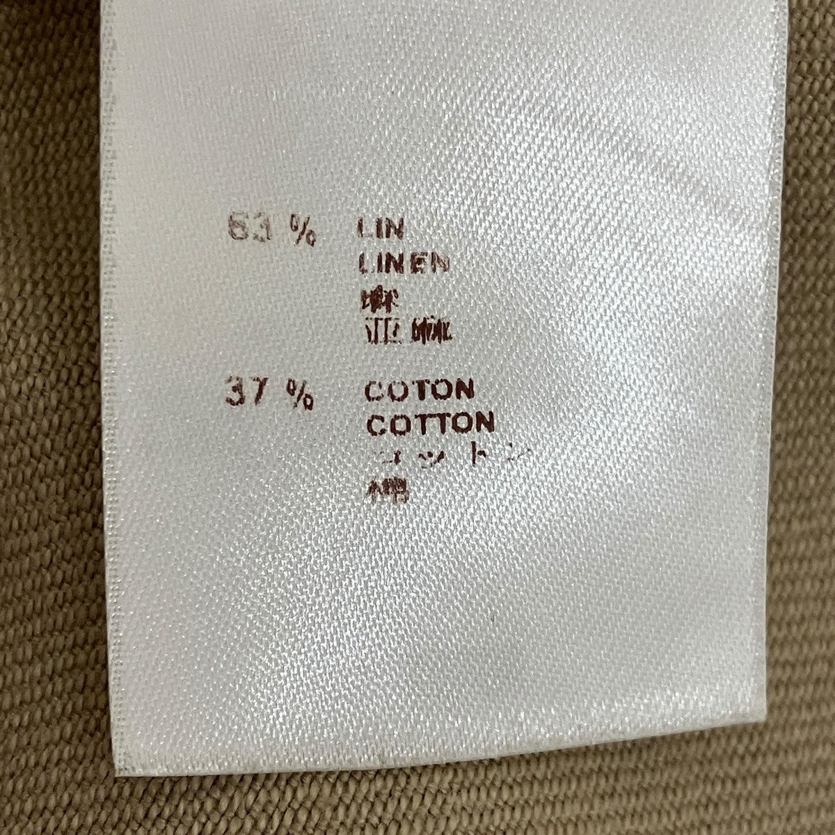 リネンコットンベルテッドジャケットRW111W WSJA03LCP