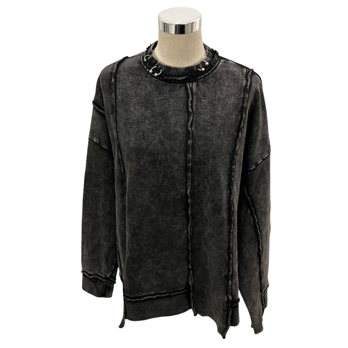 【Pigment Pierced Sweat Top】ピグメントピアッシングスウェット31242416111