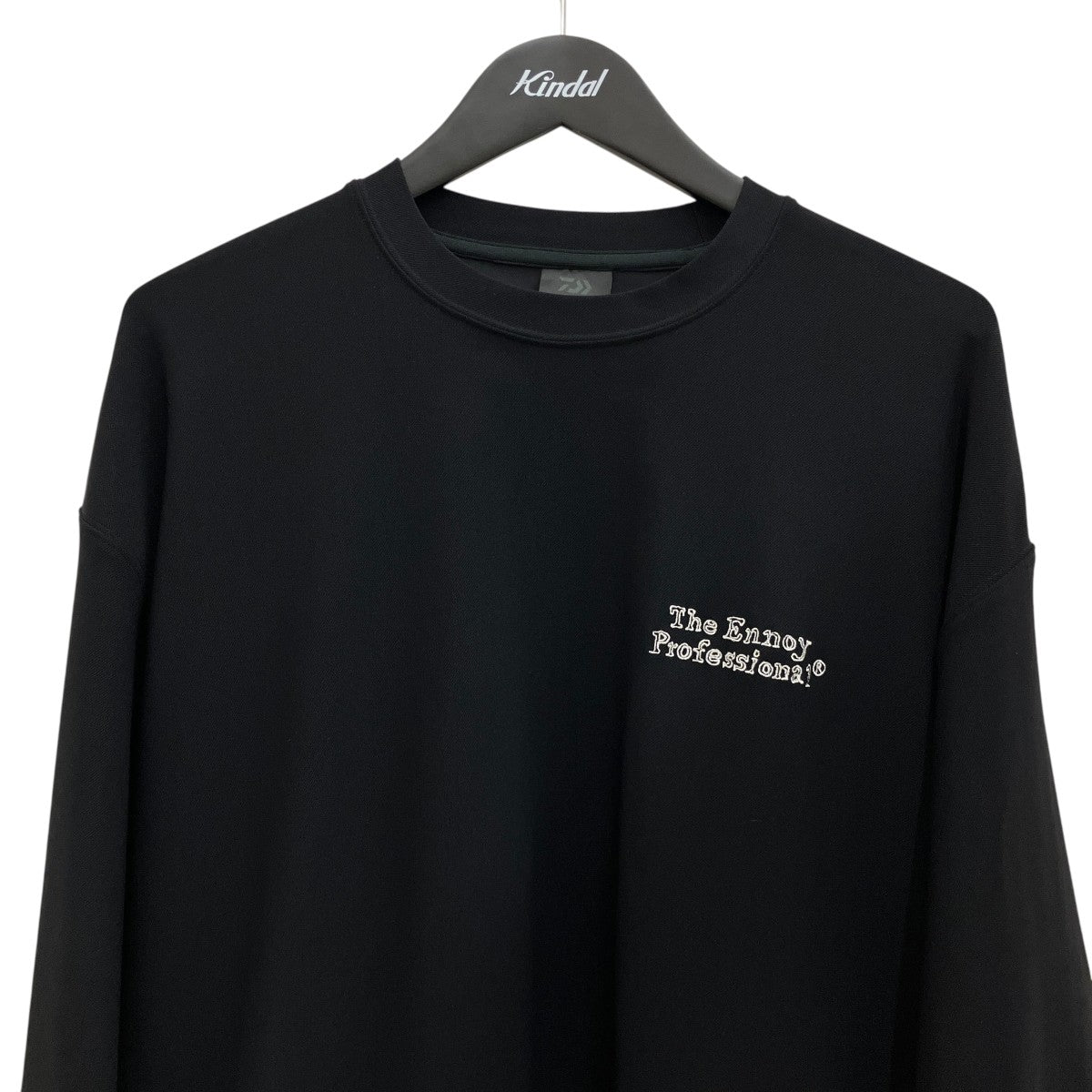 スウェット DAIWA ENNOY  Tech Flex Jersey Crew THE ENNOY PROFESSIONAL×DAIWA PIER39 【TECH FLEX JERSEY CREW】ロゴ