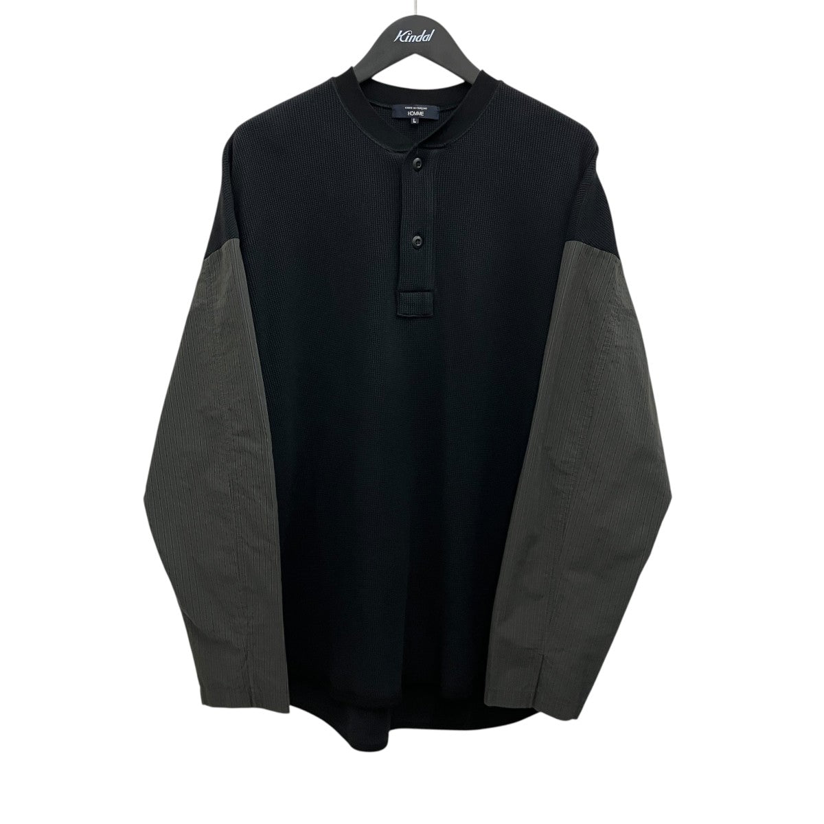 26SSワッフルヘンリーカットソーHQ-T010