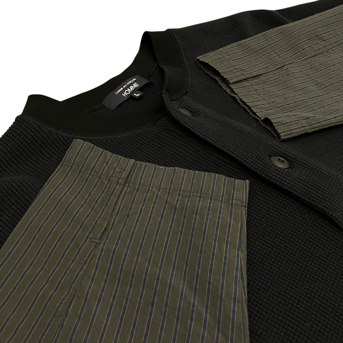 26SSワッフルヘンリーカットソーHQ-T010
