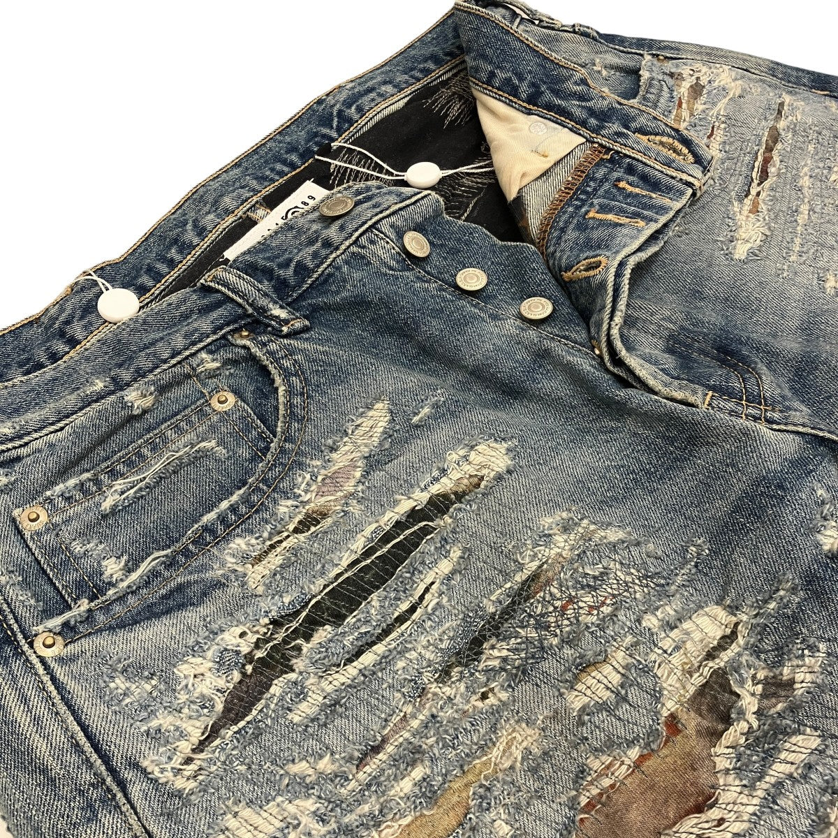 【DISTRESSED LOOSE FIT SELVEDGE JEAN】デニムパンツSH0LA0047